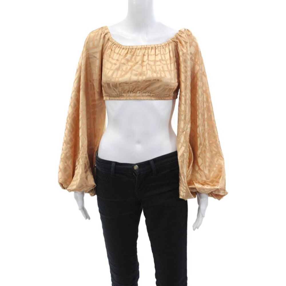 DIARRABLU Womens Naka Top - Dhaw Gold Size S
